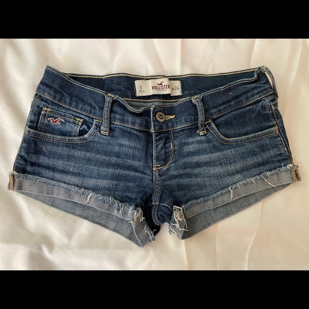 Hollister, size 1, denim shorts